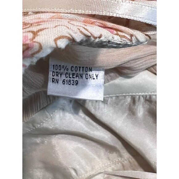 Teri Jon Rickie Freeman Floral Baby Doll Lace Corset Dress Sz 4 Neutral Capsule - Picture 4 of 7